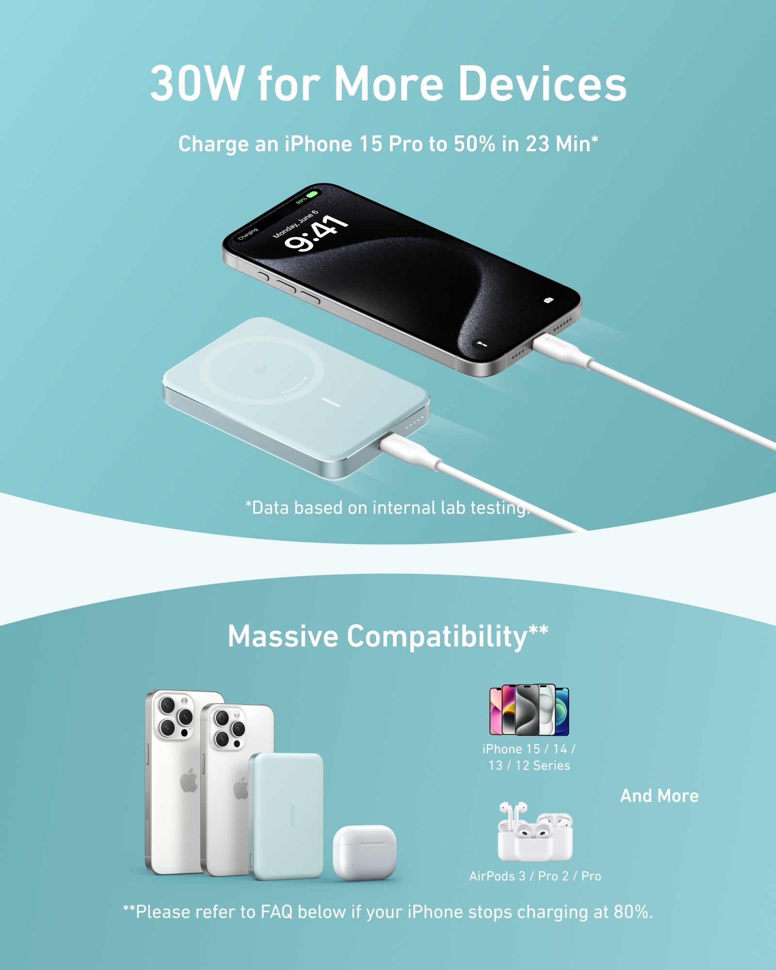 Anker MagGo Power Bank (10K, Slim) - Mann