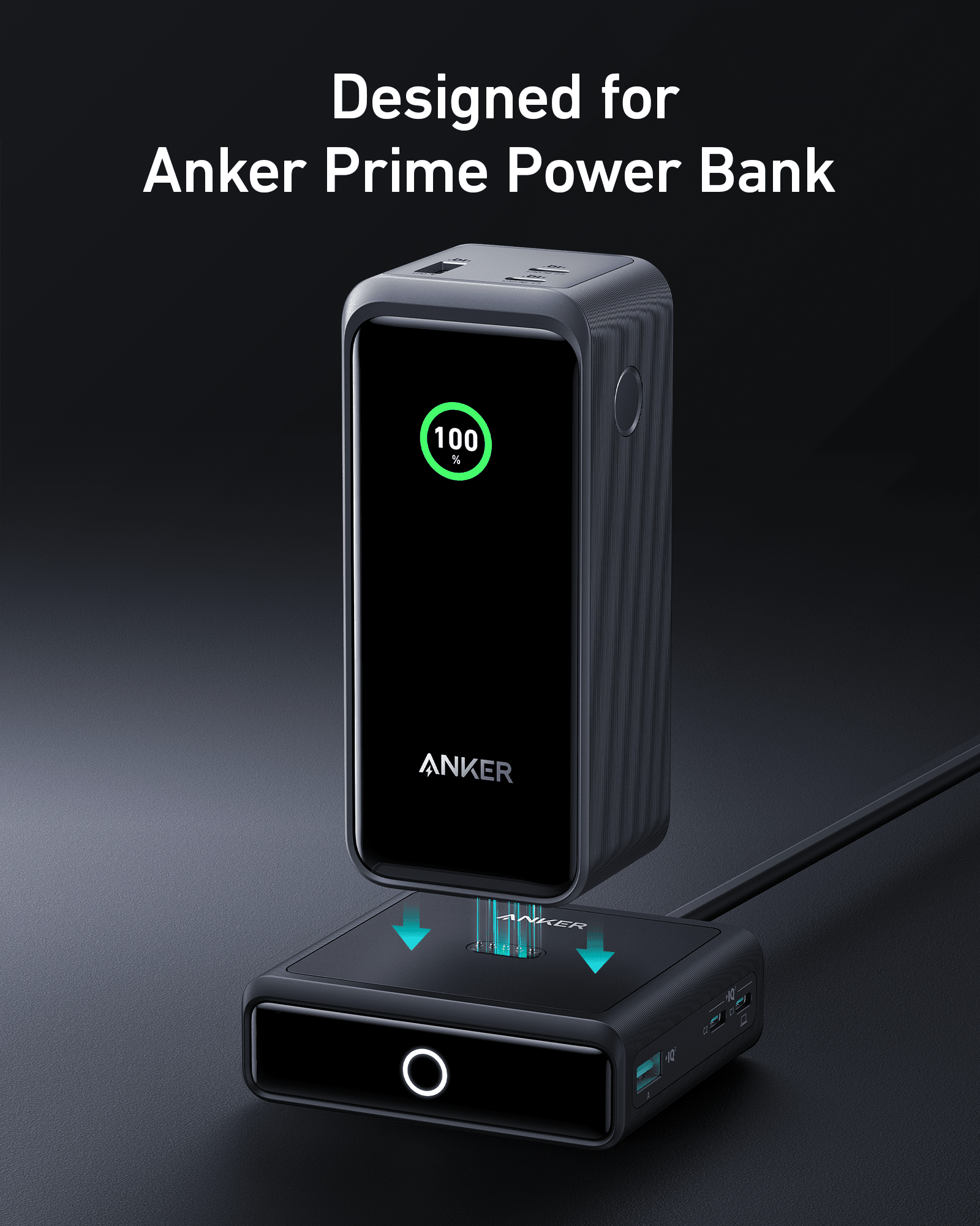 Anker 100W Charging Base for Anker Prime Power Bank - Mann