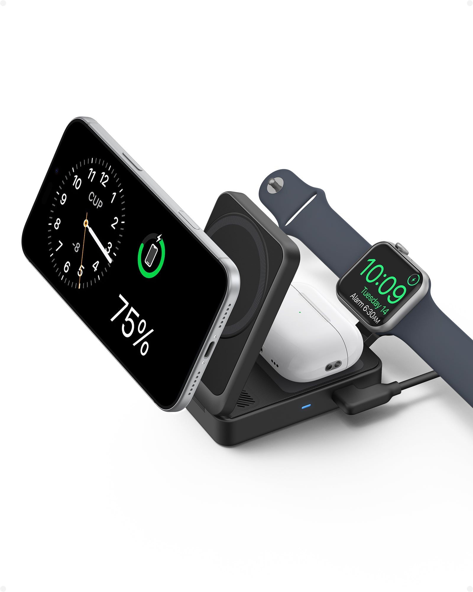 Anker MagGo Wireless Charging Station (Foldable 3-in-1) - Mann
