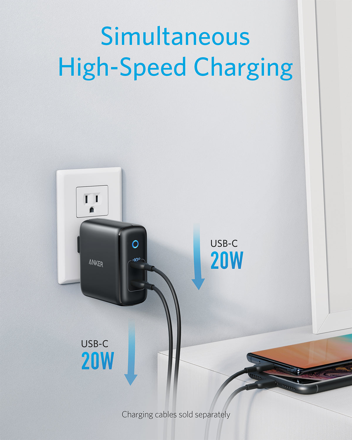 Anker 324 Charger (40W) - Mann