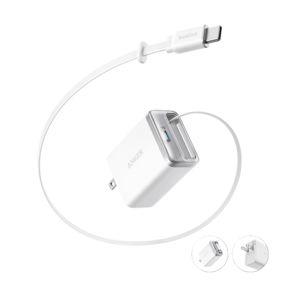 Anker Nano Charger (35W, Built-In Retractable USB-C Cable) - Mann