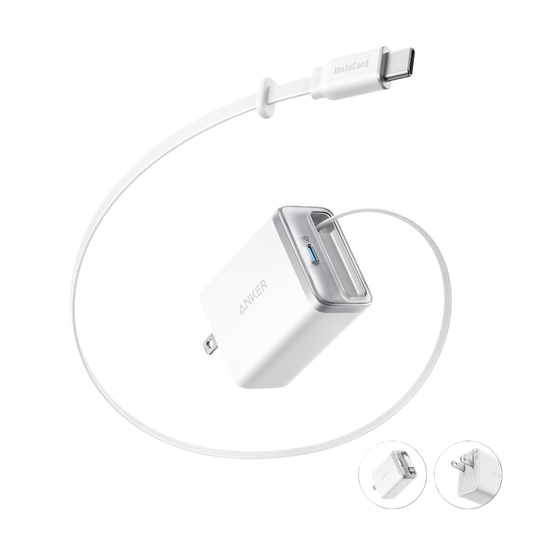 Anker Nano Charger (35W, Built-In Retractable USB-C Cable) - Mann