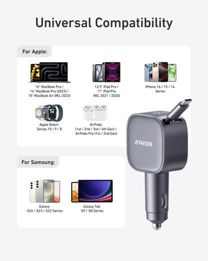 Anker Nano 75W Car Charger - Mann