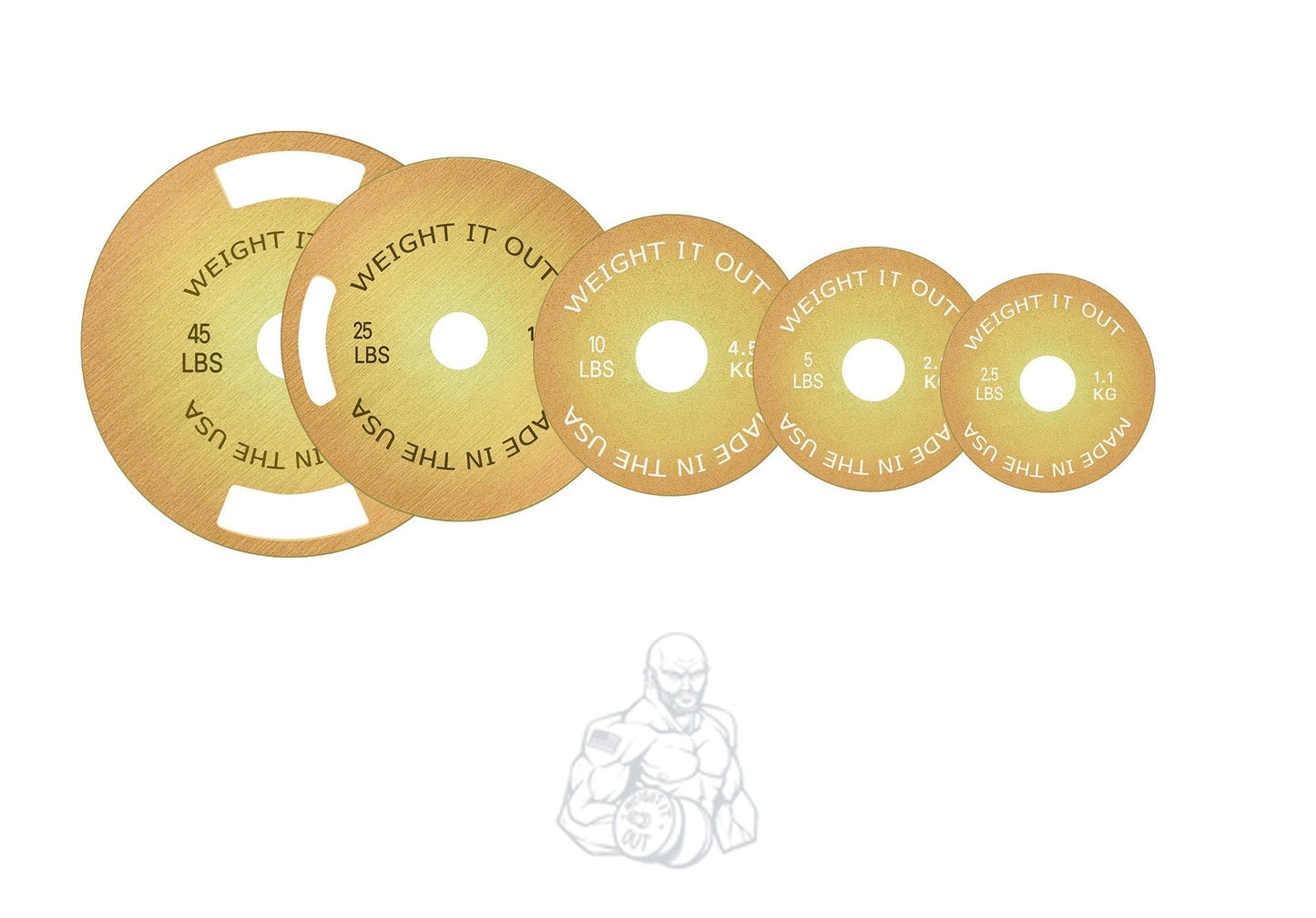 Pre-Order: Weight It Out - Solid Steel Calibrated Weight Plate Sets
