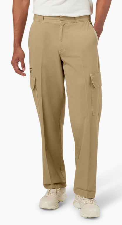 Size 34x32 Dickies Riverbend Cargo Work Trousers 'Desert Sand'