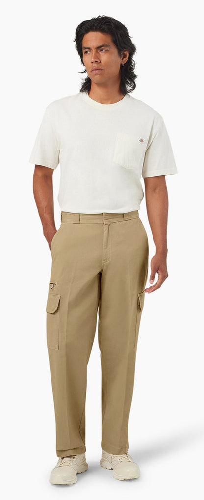 Size 34x32 Dickies Riverbend Cargo Work Trousers 'Desert Sand'