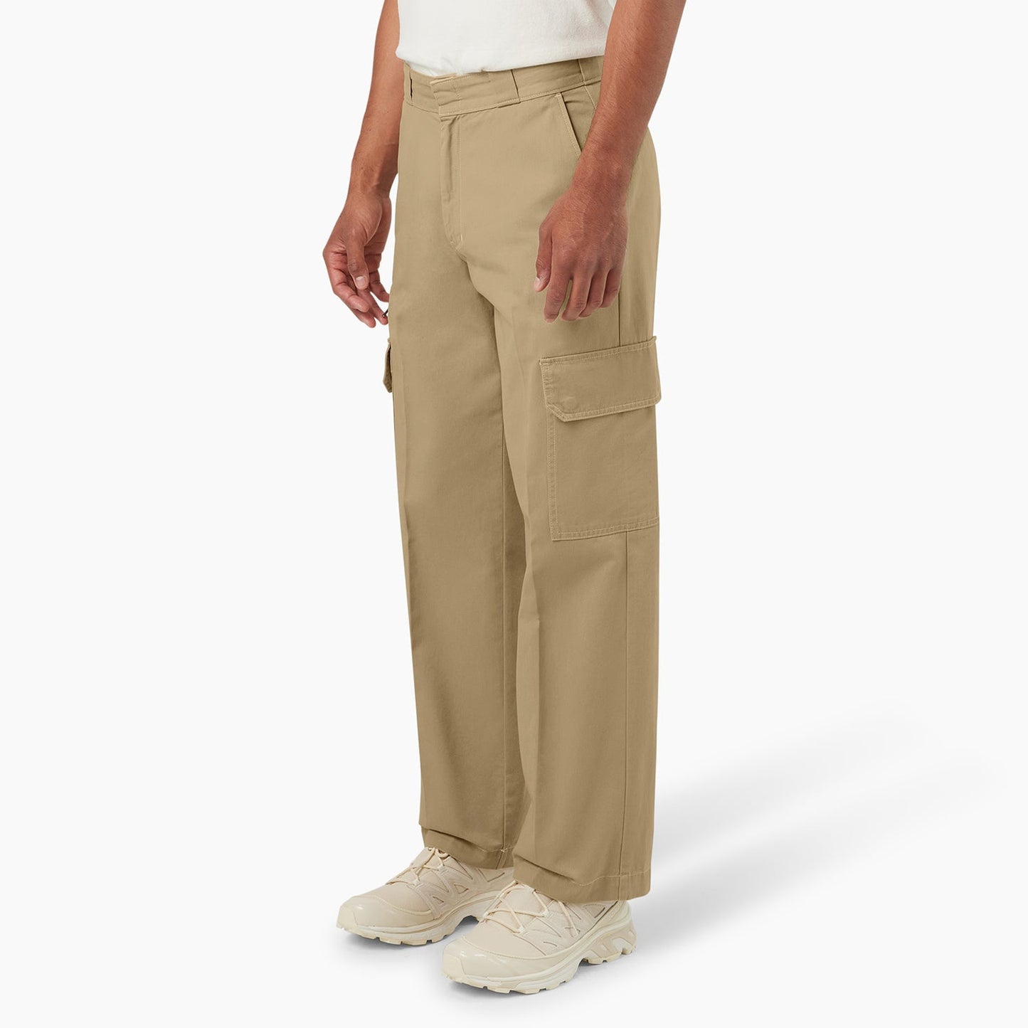 Size 34x32 Dickies Riverbend Cargo Work Trousers 'Desert Sand'