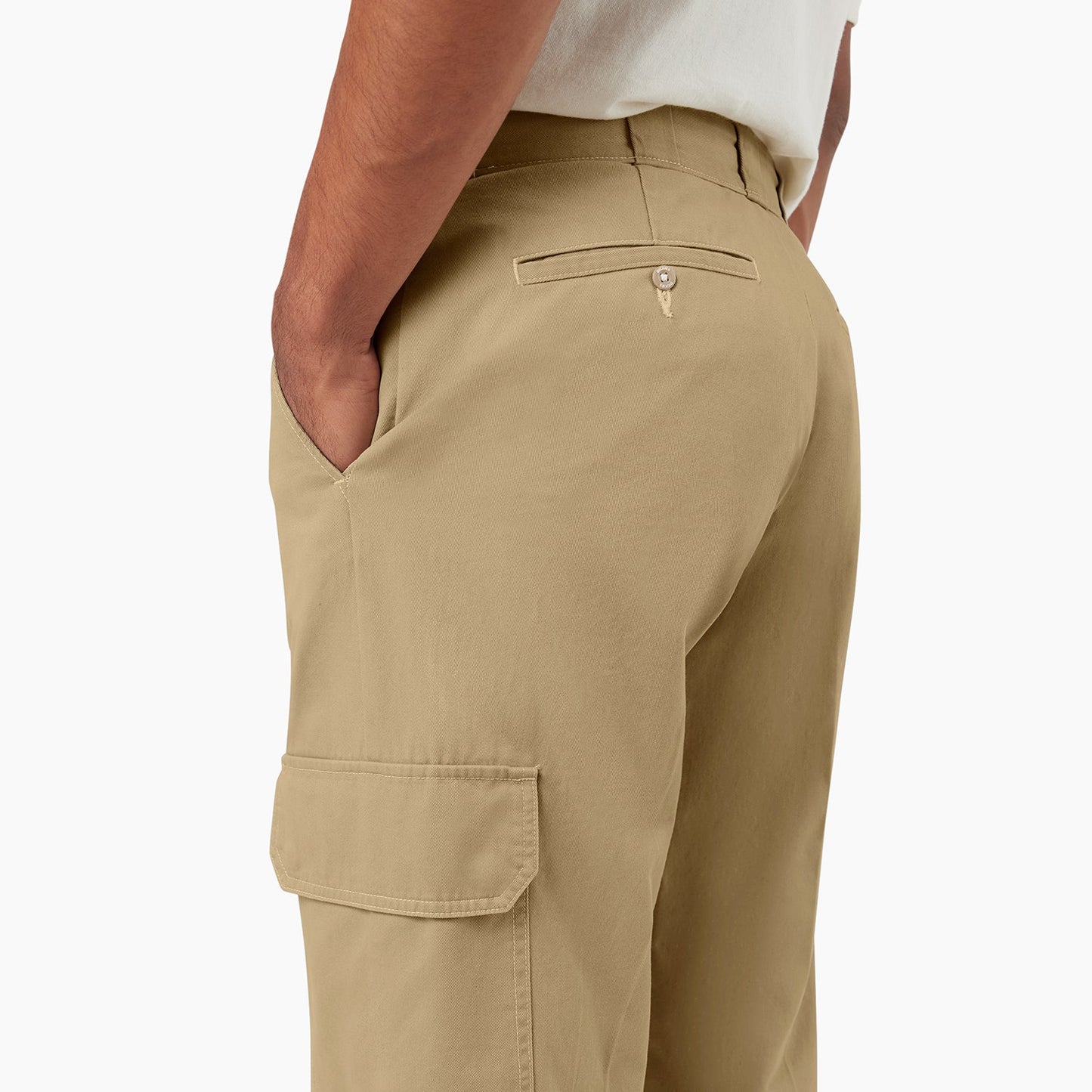 Size 34x32 Dickies Riverbend Cargo Work Trousers 'Desert Sand'