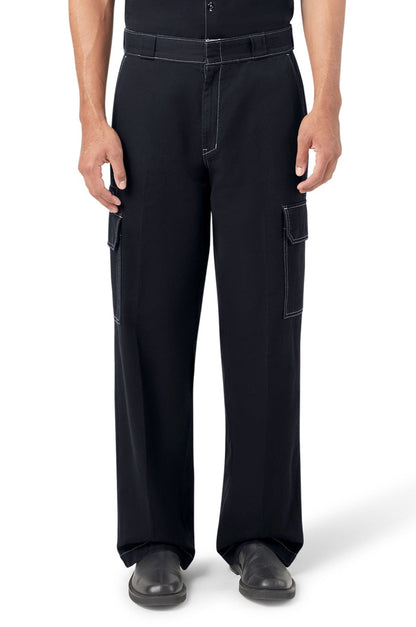 Size 34x32 Dickies Riverbend Cargo Work Trousers 'Black'