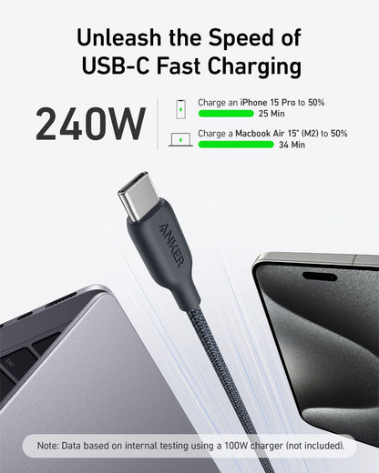 Anker 543 USB-C to USB-C Cable (Bio-Braided) - Mann