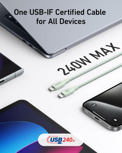 Anker 543 USB-C to USB-C Cable (Bio-Braided) - Mann