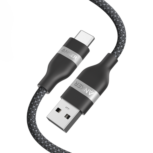 Anker USB-A to USB-C Cable (3 ft/6 ft, Upcycled-Braided) - Mann