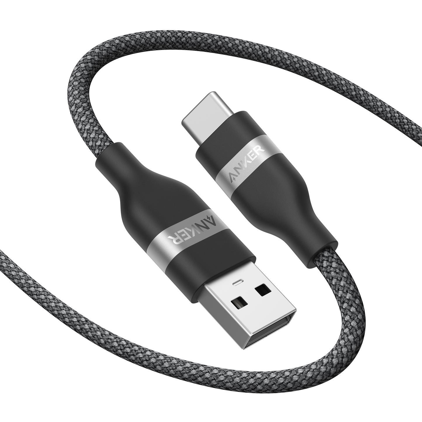 Anker USB-A to USB-C Cable (3 ft/6 ft, Upcycled-Braided) - Mann
