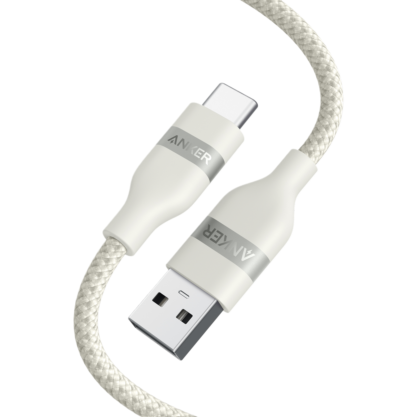 Anker USB-A to USB-C Cable (3 ft/6 ft, Upcycled-Braided) - Mann