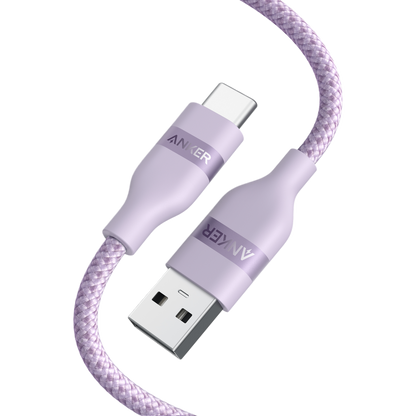 Anker USB-A to USB-C Cable (3 ft/6 ft, Upcycled-Braided) - Mann