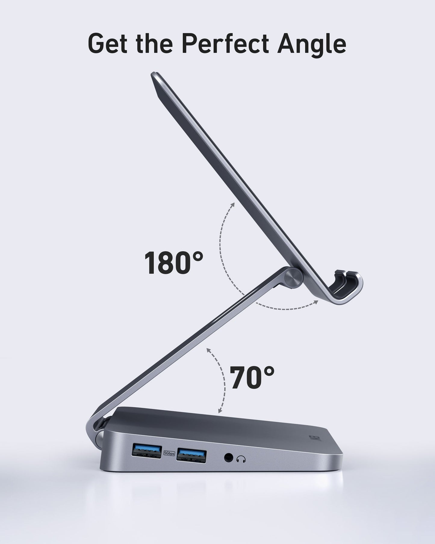 Anker 551 USB-C Hub (8-in-1, Tablet Stand) - Mann
