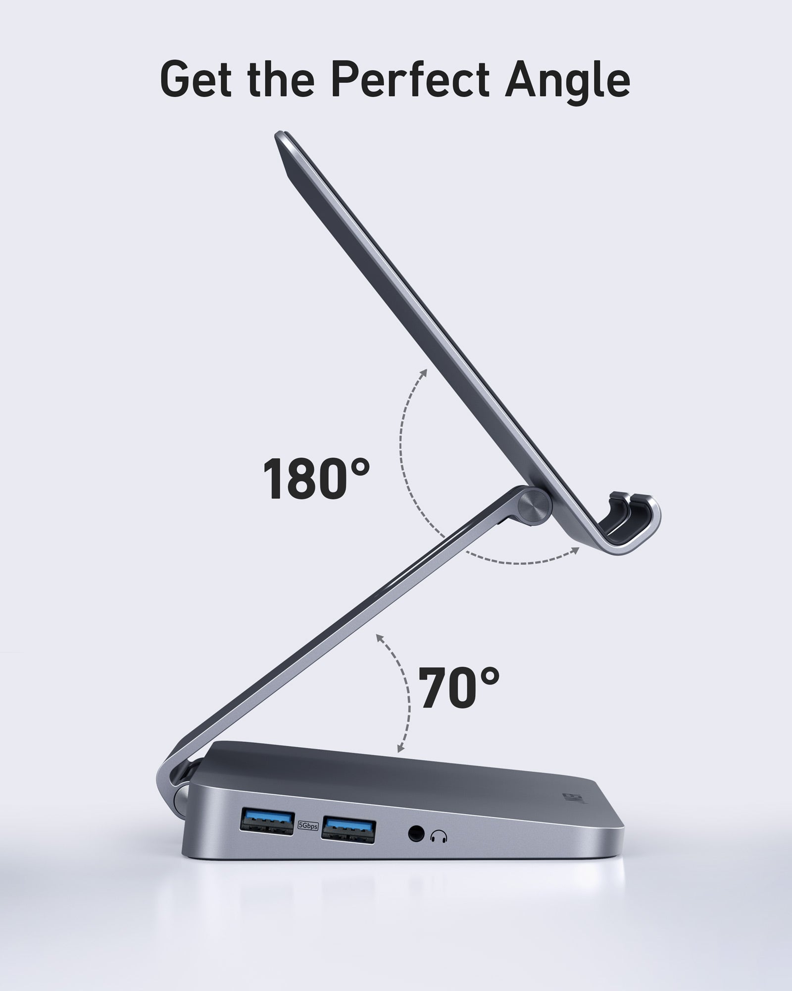 Anker 551 USB-C Hub (8-in-1, Tablet Stand) - Mann