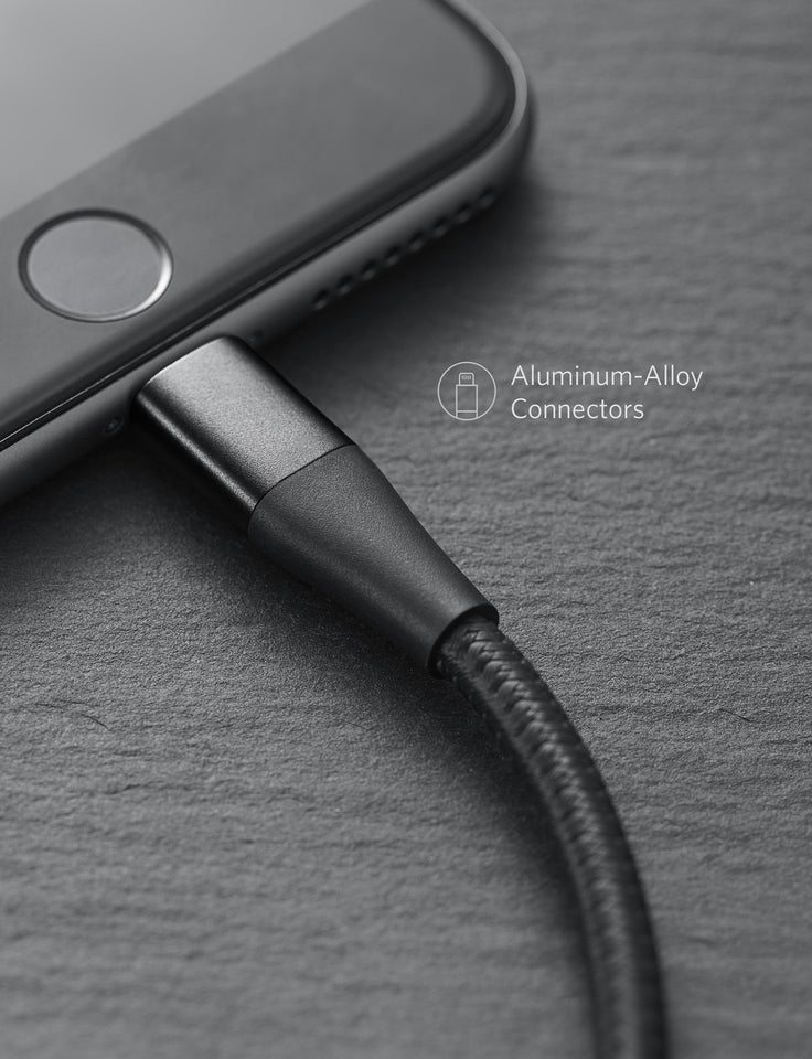 Anker 551 USB-A to Lightning Cable (3 ft / 6 ft / 10 ft) - Mann