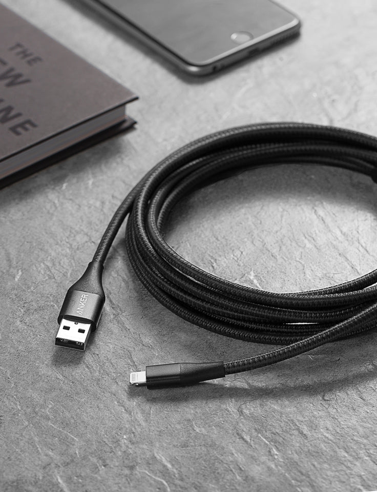Anker 551 USB-A to Lightning Cable (3 ft / 6 ft / 10 ft) - Mann