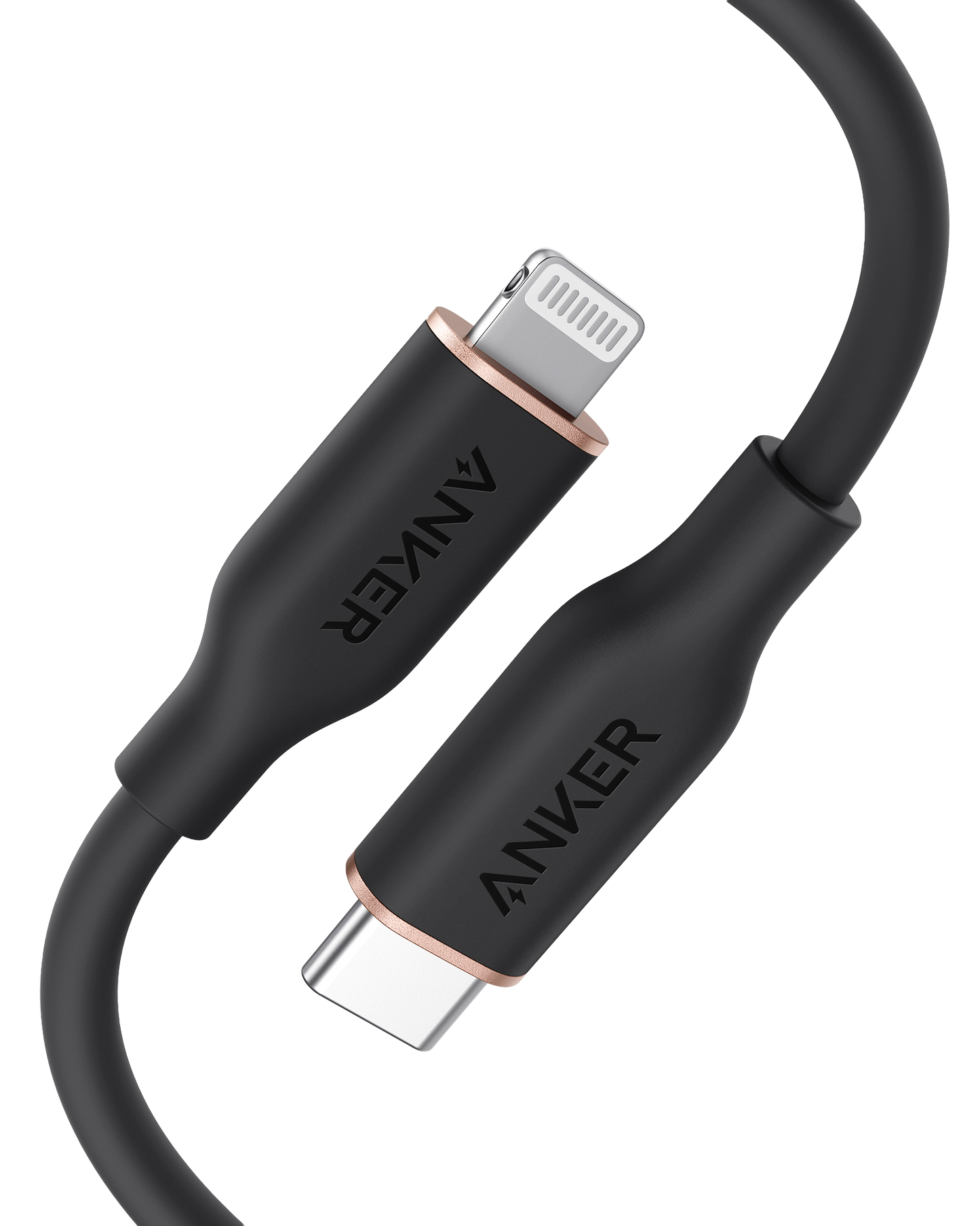 Anker 641 USB-C to Lightning Cable (Flow, Silicone) - Mann