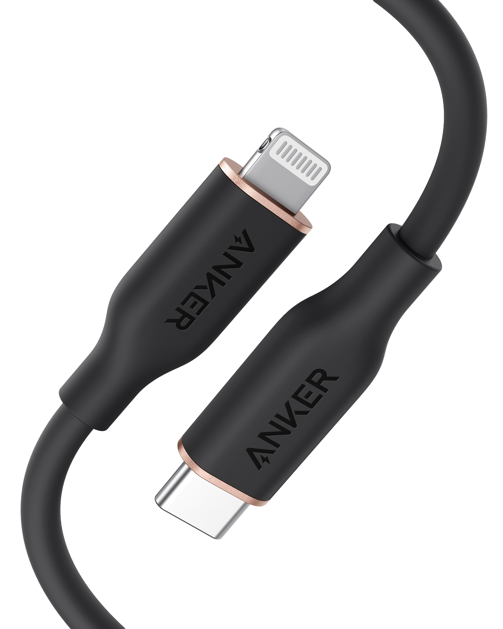 Anker 641 USB-C to Lightning Cable (Flow, 3 ft Silicone) - Mann
