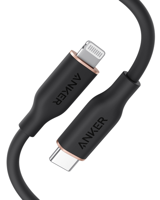 Anker 641 USB-C to Lightning Cable (Flow, 3 ft Silicone) - Mann