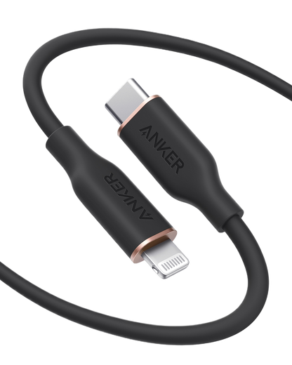 Anker 641 USB-C to Lightning Cable (Flow, 3 ft Silicone) - Mann