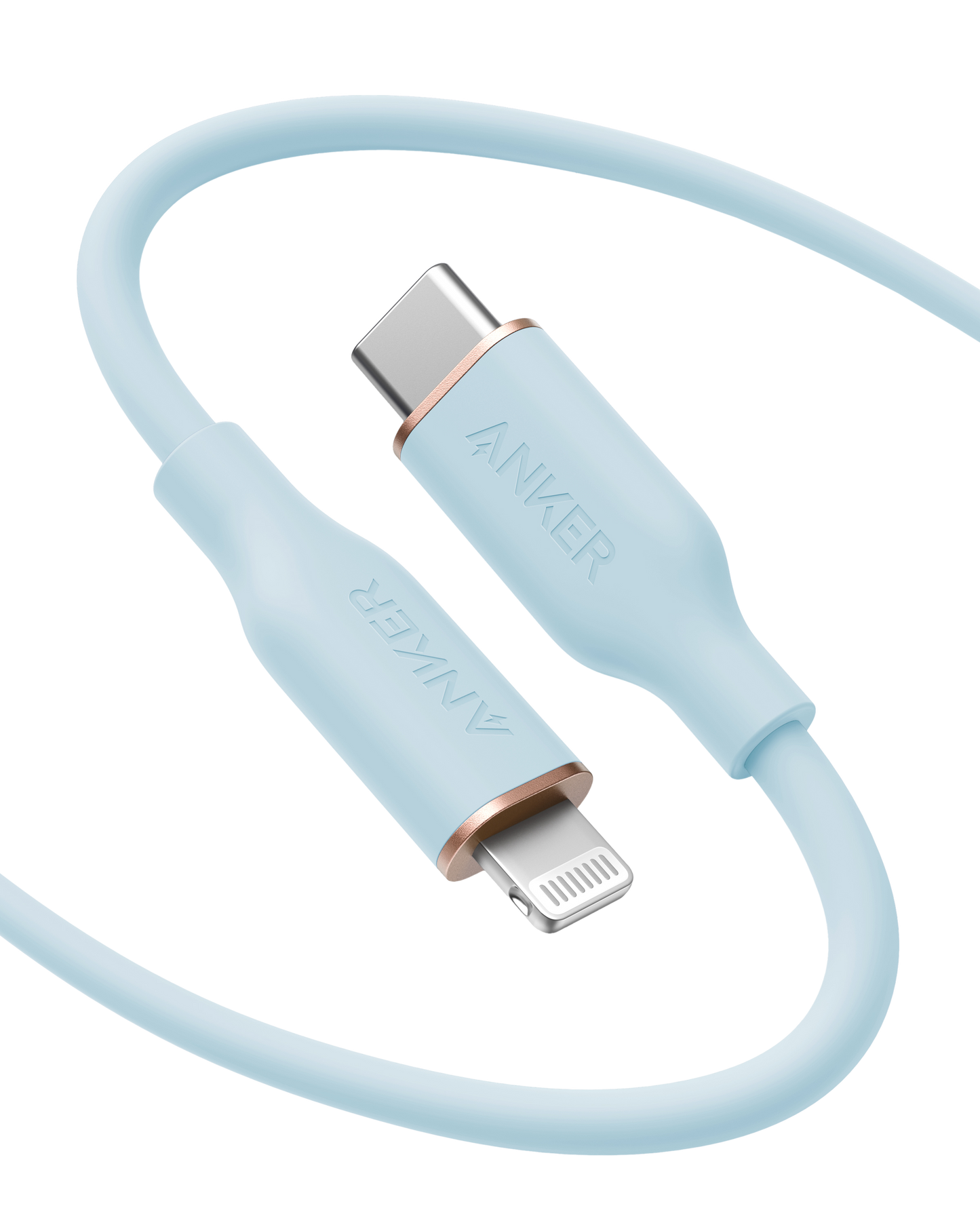 Anker 641 USB-C to Lightning Cable (Flow, Silicone) - Mann