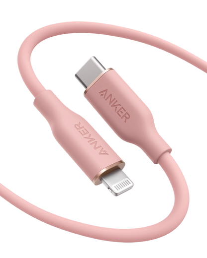 Anker 641 USB-C to Lightning Cable (Flow, 3 ft Silicone) - Mann