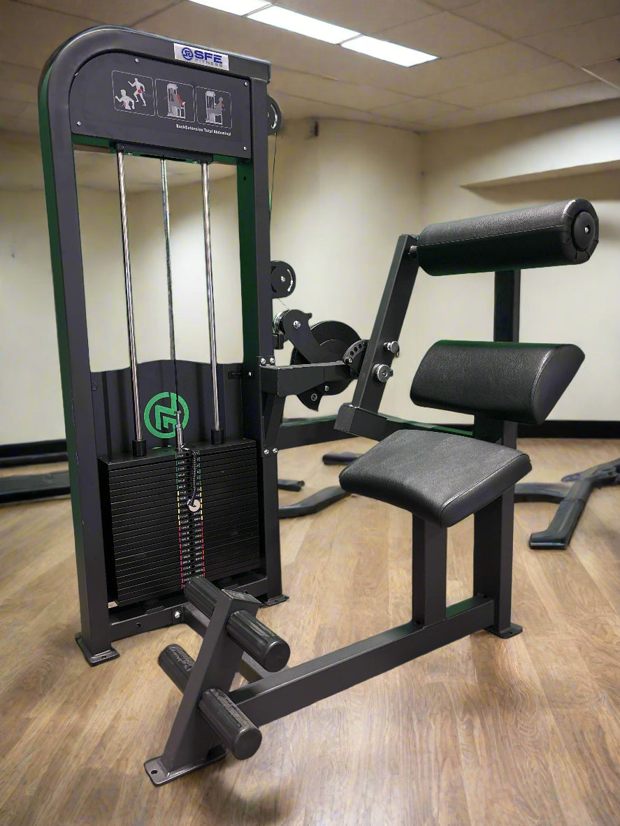SFE Selectorized Back & Ab Combo Machine w/ 250lb Weight Stack