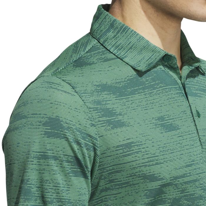 Size S Adidas Ultimate365 Textured Stripe Polo