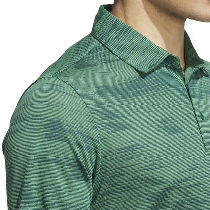 Size S Adidas Ultimate365 Textured Stripe Polo