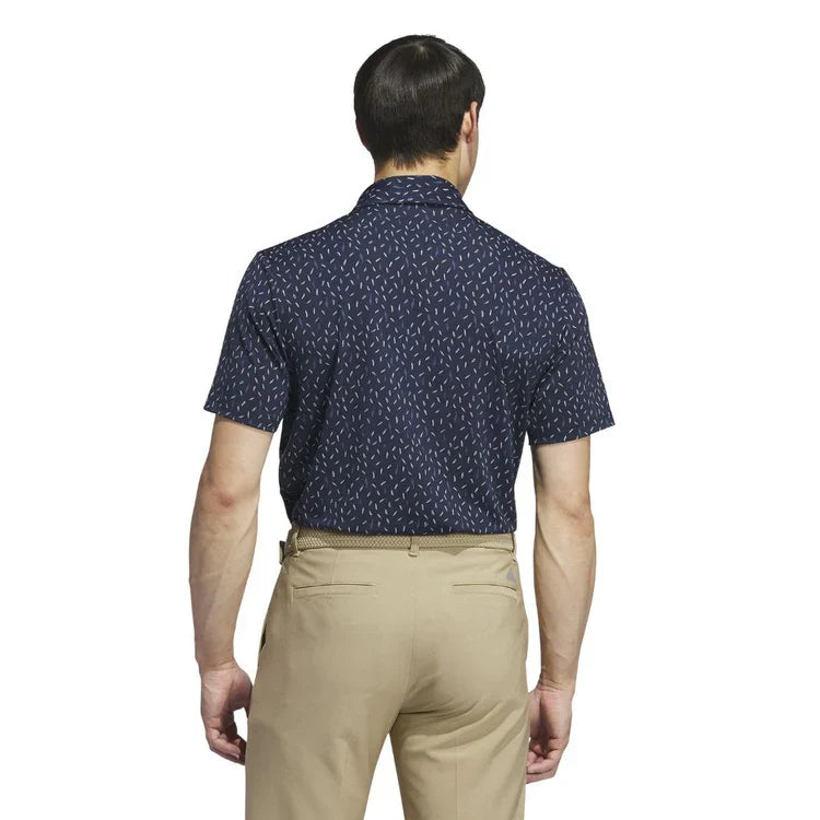 Size L Adidas Ultimate365 Allover Print Golf Polo