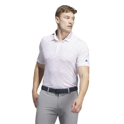 Size L Adidas Ultimate365 Allover Print Golf Polo