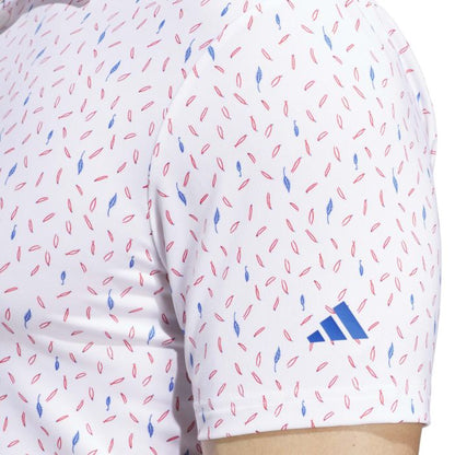 Size L Adidas Ultimate365 Allover Print Golf Polo