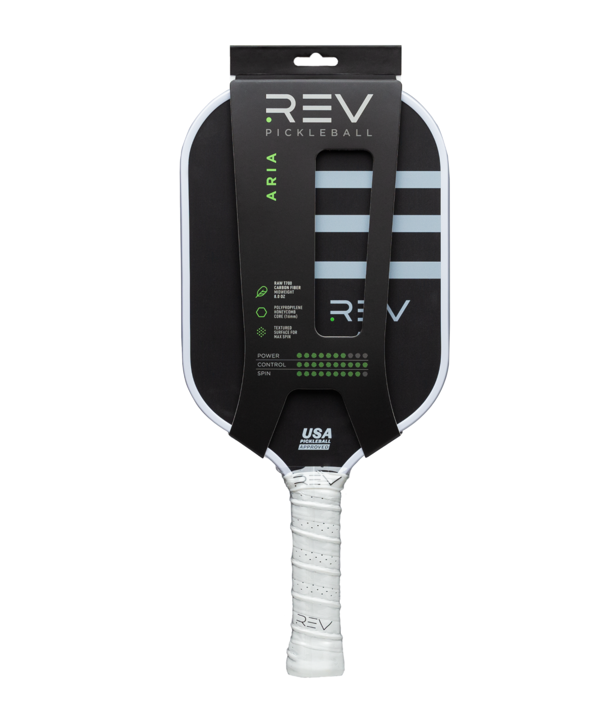 REV Pickleball ARIA Paddle **8.0 oz** - Mann