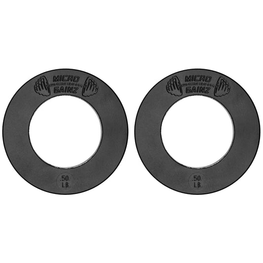 Micro Gainz Olympic Size Fractional Weight Plates Pair of .50LB Plates
