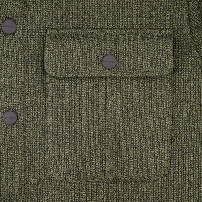 Spyder Sweater Fleece Shacket - Dusty Green