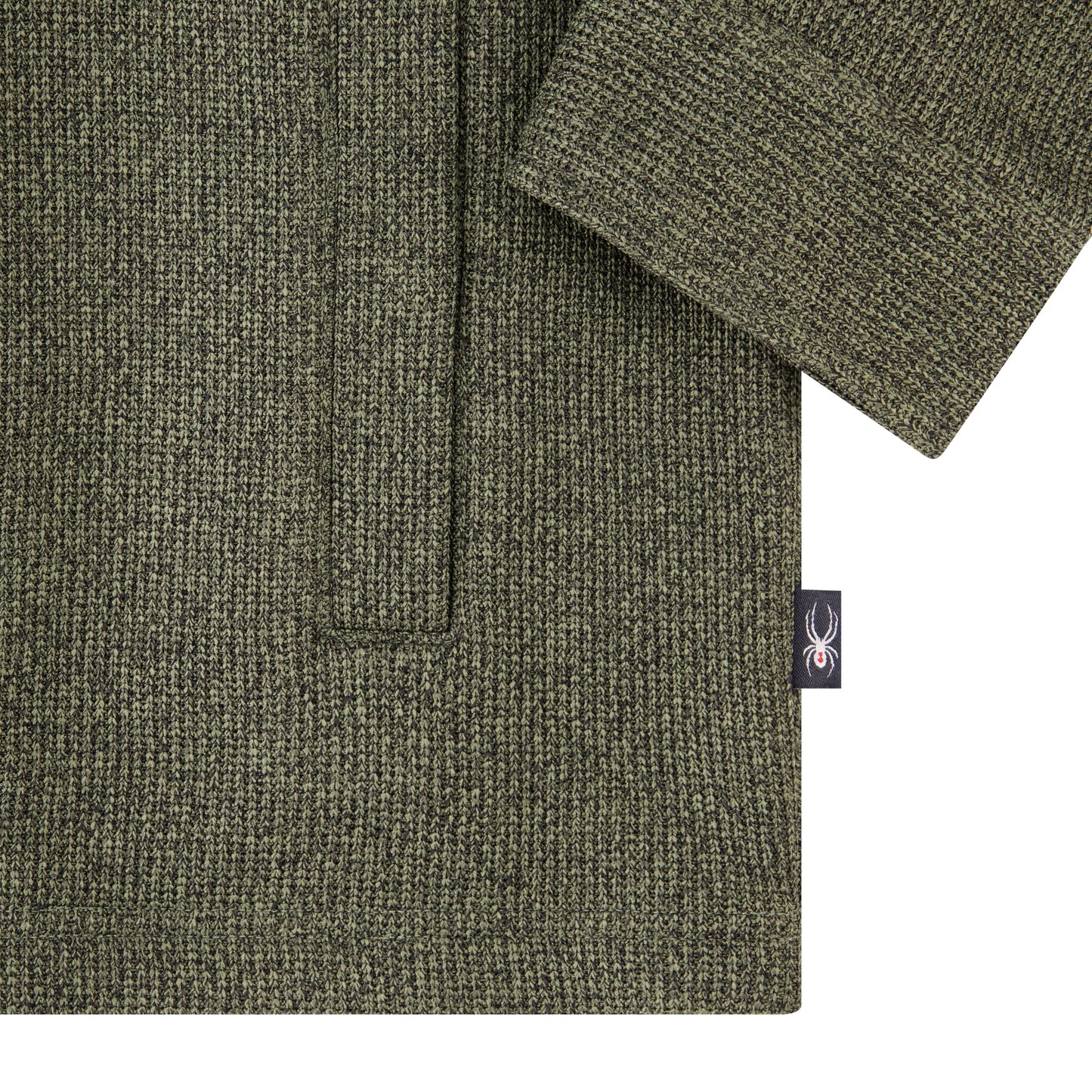 Spyder Sweater Fleece Shacket - Dusty Green