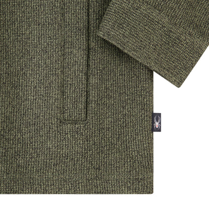 Spyder Sweater Fleece Shacket - Dusty Green