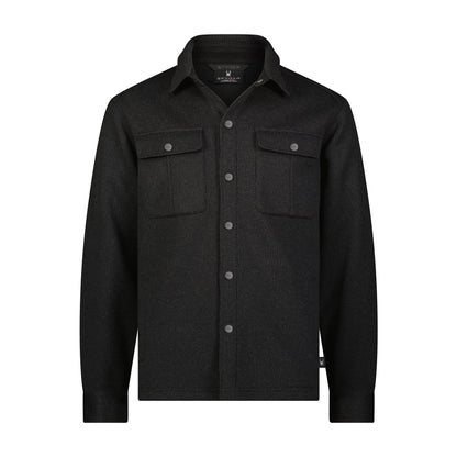 Spyder Sweater Fleece Shacket - Black