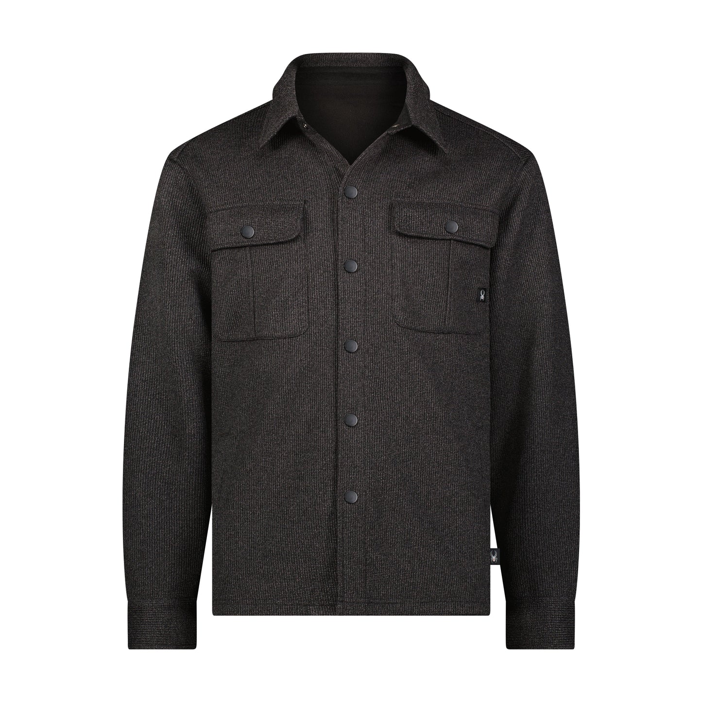 Spyder Sweater Fleece Shacket - Pewter