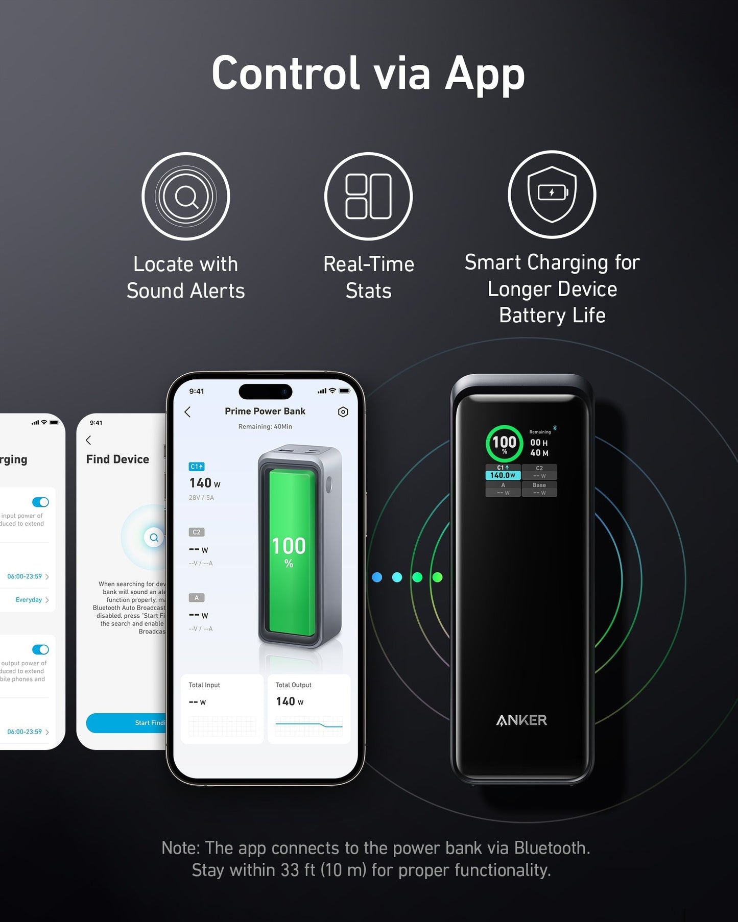 Anker Prime 27,650mAh Power Bank (250W) and 100W Charging Base - Mann