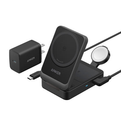 Anker MagGo Wireless Charging Station (Foldable 3-in-1) - Mann