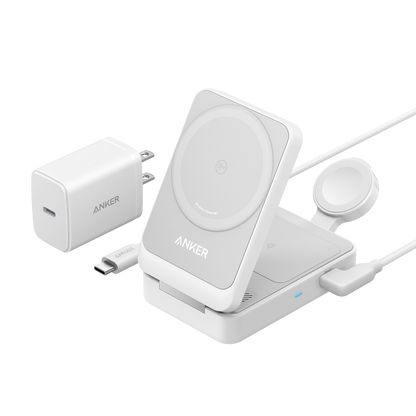 Anker MagGo Wireless Charging Station (Foldable 3-in-1) - Mann