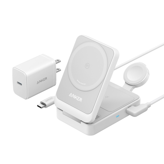 Anker MagGo Wireless Charging Station (Foldable 3-in-1) - Mann