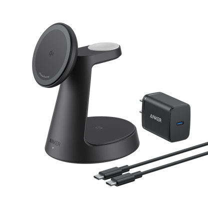 Anker MagGo Wireless Charging Station (3-in-1, Dock Stand) - Mann