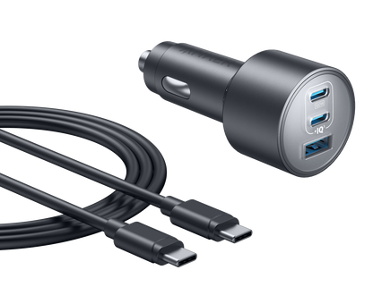 Anker Nano Car Charger (167.5W, 3 Ports) - Mann