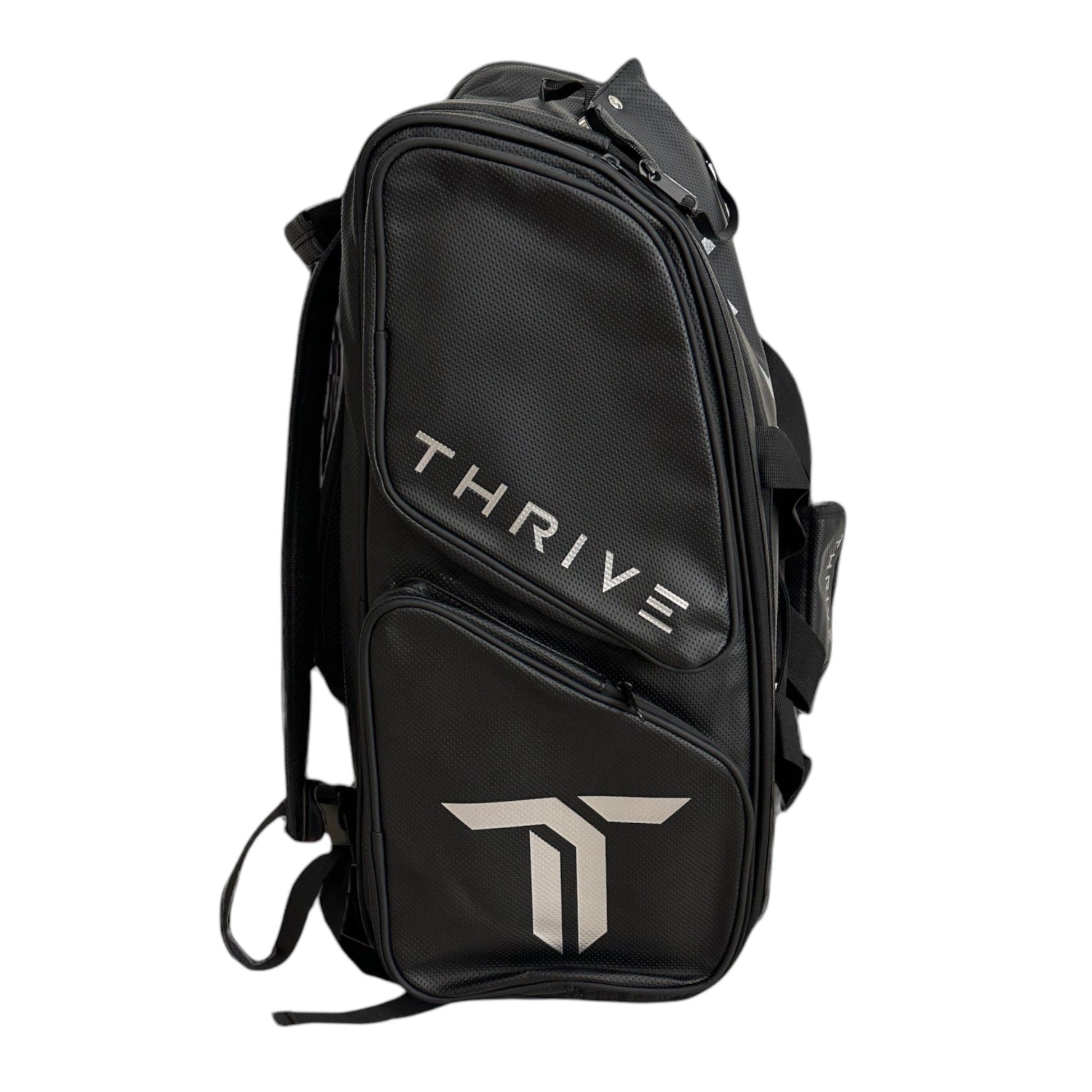 Thrive Pickleball Elite Pro Tour Bag w/ Shoe Bag- BLACK - Mann