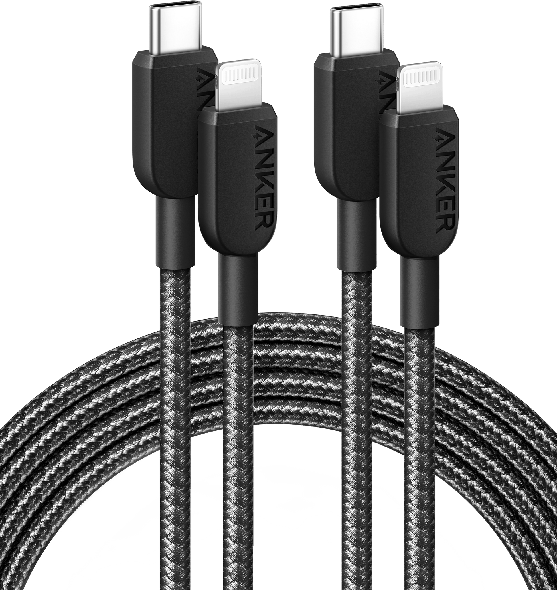 Anker 310 USB-C to Lightning Cable (6 ft, 2-Pack) - Mann